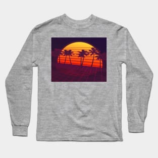 Outrun Sunset Long Sleeve T-Shirt